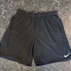 Nike Black Athletic Training Shorts Lightweight Breathable